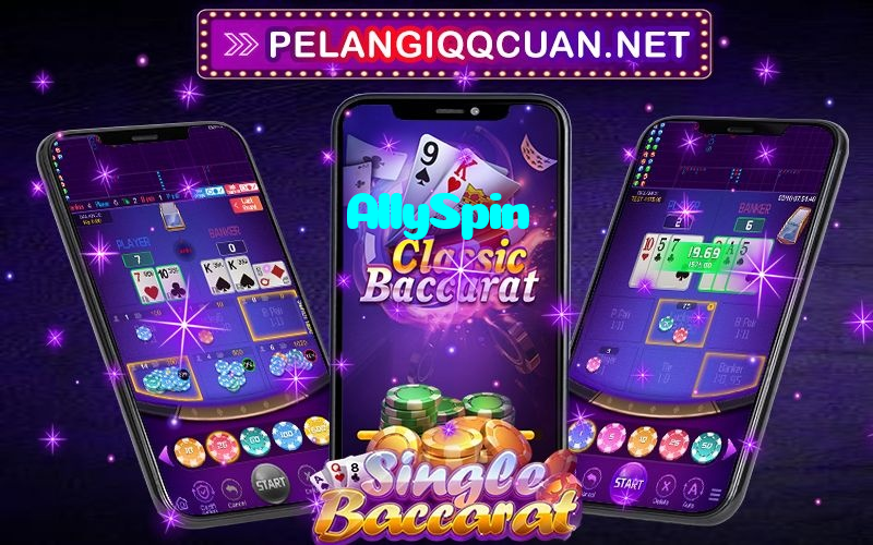 AllySpin casino presented on mobile device in Pakistan with slots and live games